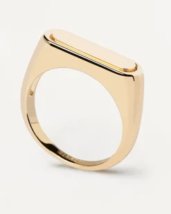 Anillos Sello|Anillos De Oro-PDPAOLA Anillo Sello Ribbon