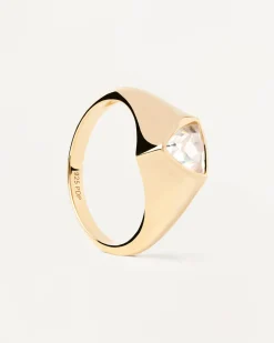 Anillos Grandes|Anillos Básicos-PDPAOLA Anillo Sello Triangle Shimmer