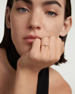 Joyas Con Diamantes|Joyas De Oro 18K-PDPAOLA Anillo Solitario De Diamante Y Oro Ari