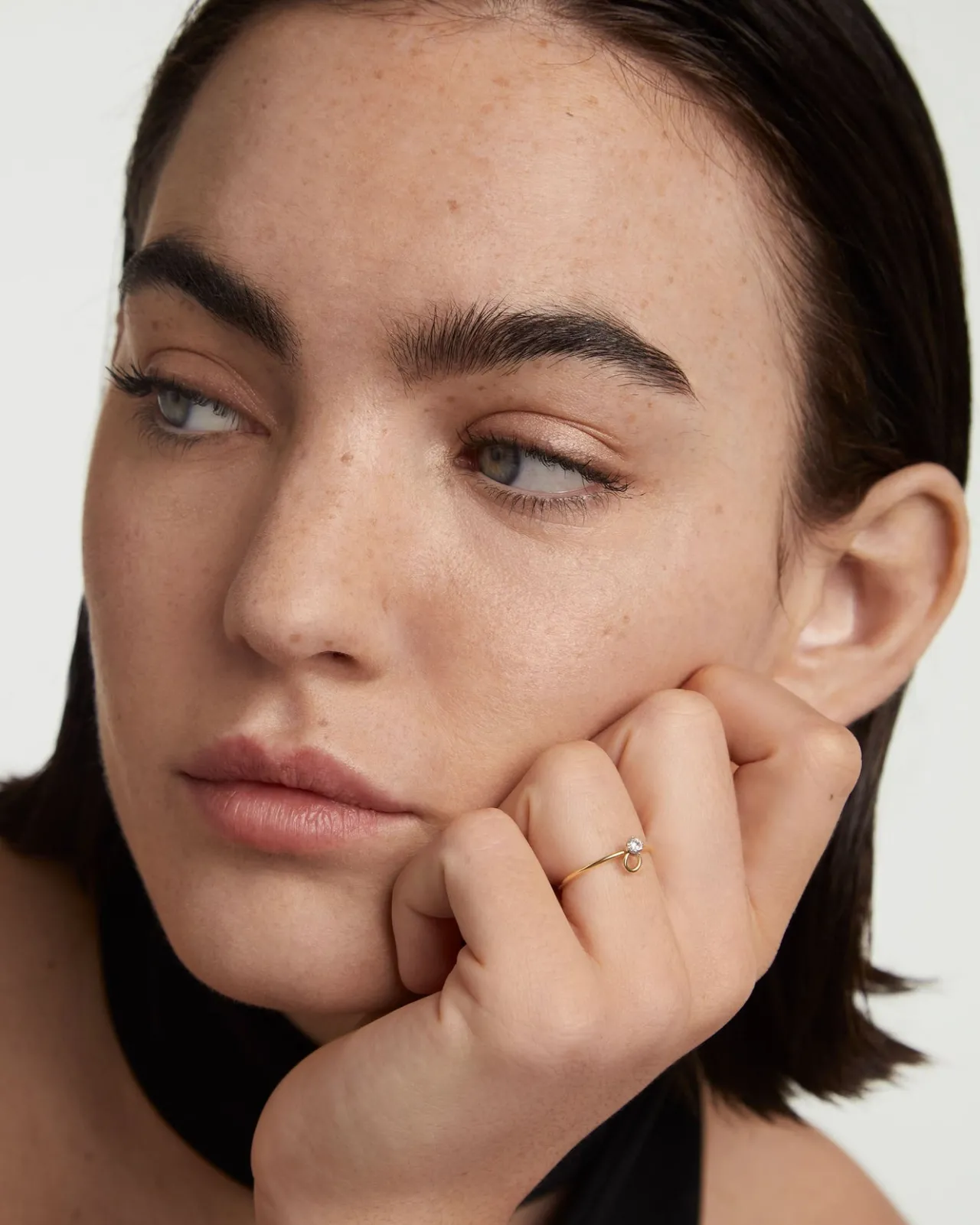 Joyas Con Diamantes|Joyas De Oro 18K-PDPAOLA Anillo Solitario De Diamante Y Oro Ari