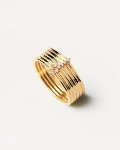 Anillos Grandes|Anillos De Oro-PDPAOLA Anillo Super Nova