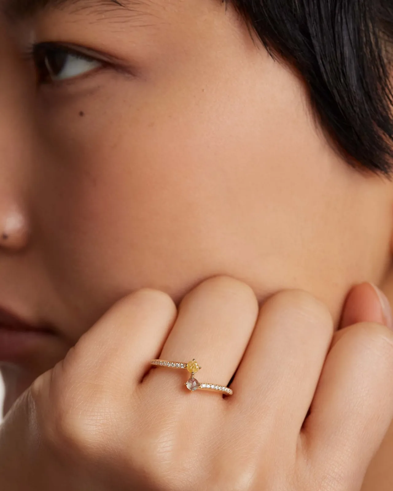 Anillos Con Piedras Semipreciosas|Anillos De Oro-PDPAOLA Anillo Villa