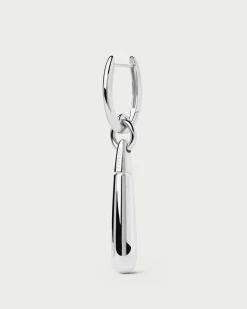 Aros Individuales|Pendientes Individuales-PDPAOLA Aro Individual de Plata Large Jupiter