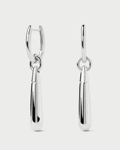 Aros Individuales|Pendientes Individuales-PDPAOLA Aro Individual de Plata Large Jupiter