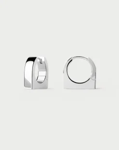 Aros Individuales|Pendientes Individuales-PDPAOLA Aro individual de plata New York