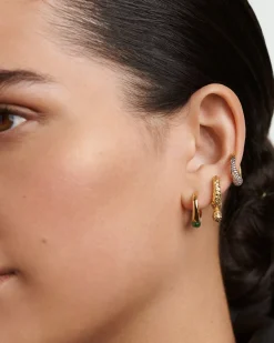 Aros Individuales|Rebajas Piercings Oreja-PDPAOLA Aro Individual Pavé Duna