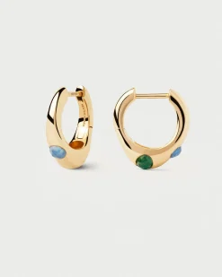 Pendientes Con Piedras Semipreciosas|Aros-PDPAOLA Aros Coral