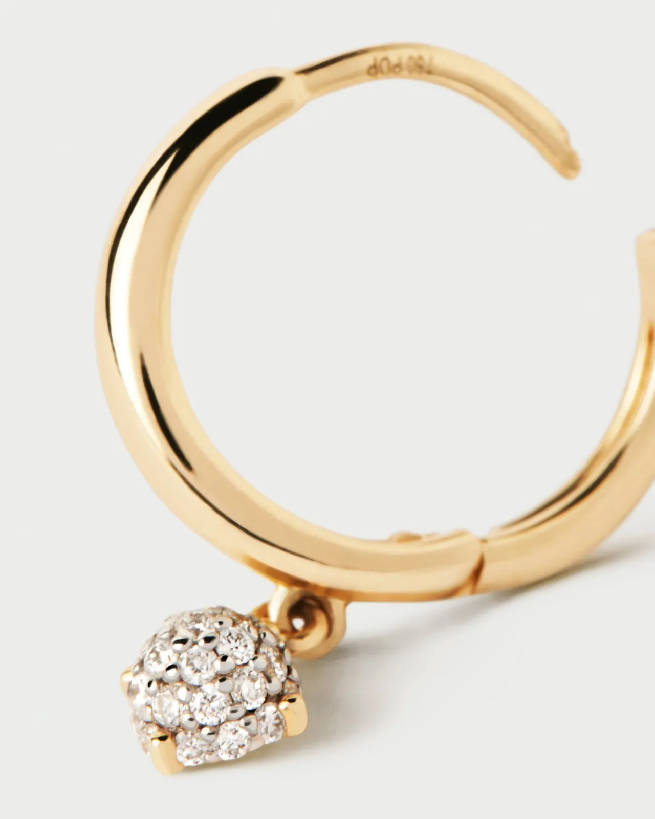 Piercings Con Diamantes|Piercings De Alta Joyería-PDPAOLA Aros de diamantes y oro Dona