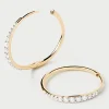Joyas Con Diamantes|Joyas De Oro 18K-PDPAOLA Aros De Diamantes Y Oro Estella