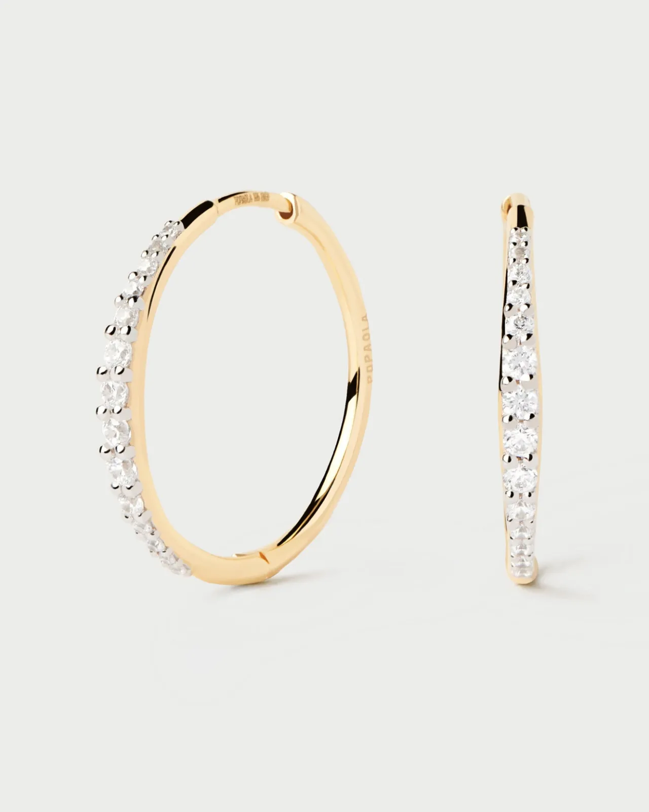 Joyas Con Diamantes|Joyas De Oro 18K-PDPAOLA Aros De Diamantes Y Oro Estella