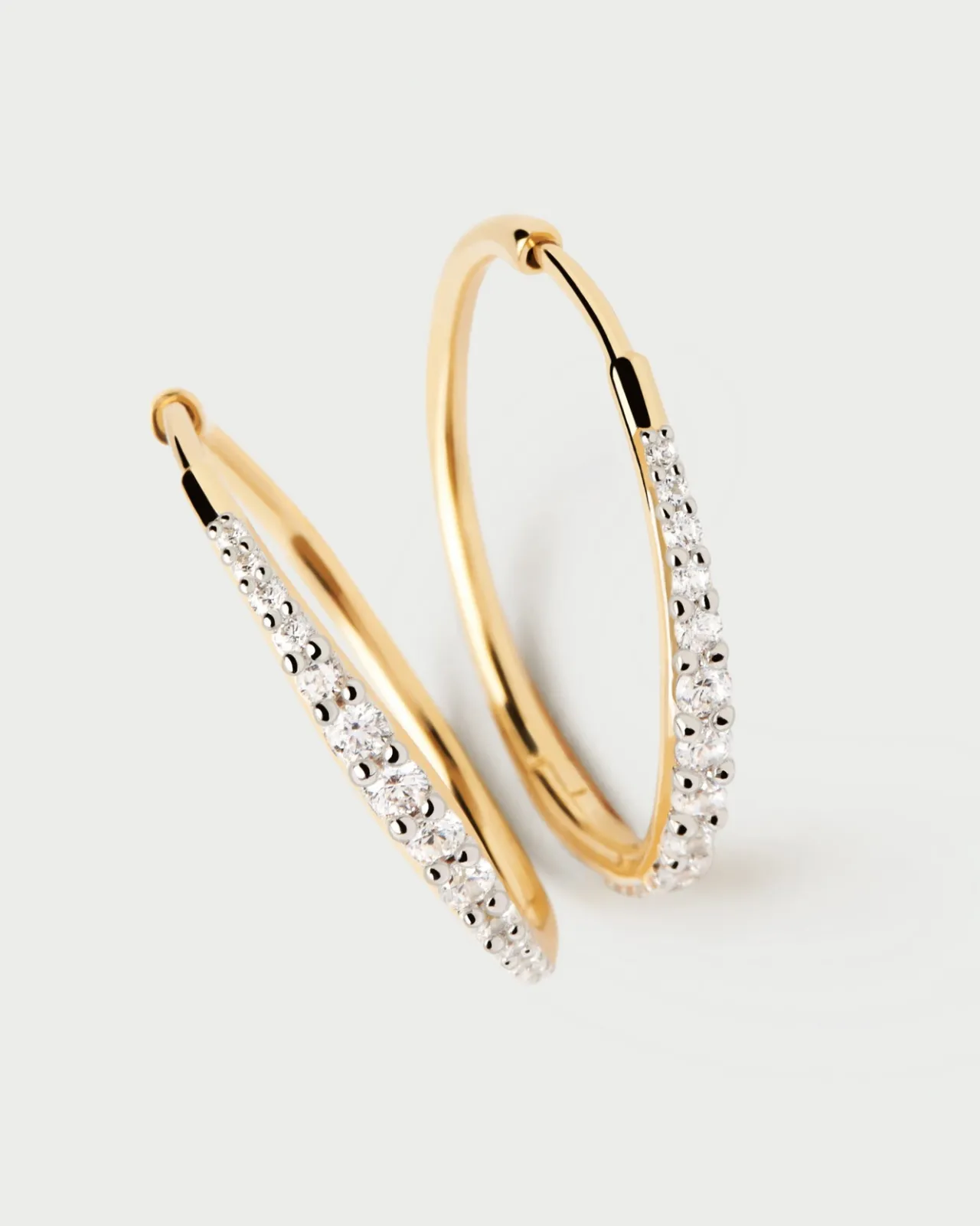 Joyas Con Diamantes|Joyas De Oro 18K-PDPAOLA Aros De Diamantes Y Oro Estella
