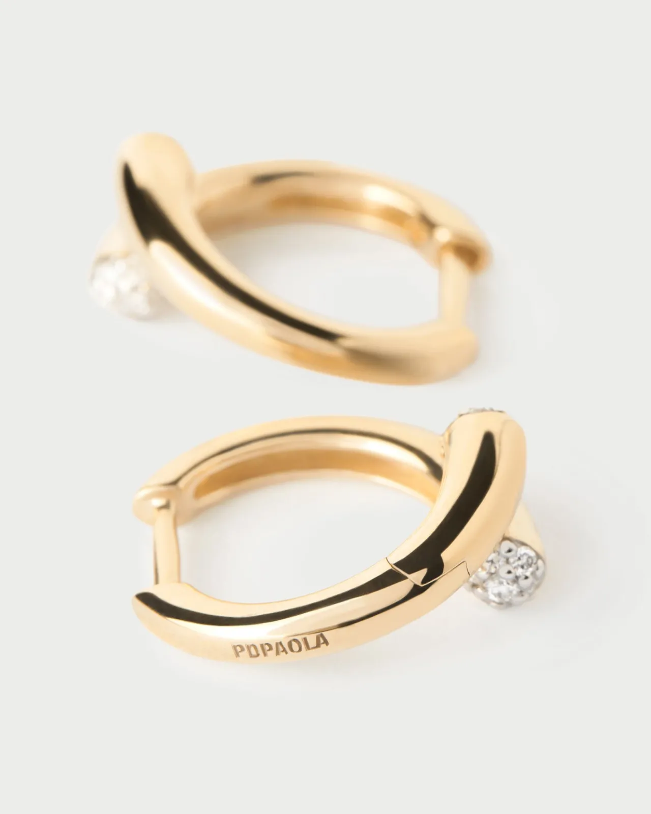 Pendientes De Alta Joyería|Pendientes De Alta Joyería-PDPAOLA Aros de diamantes y oro Eclipse