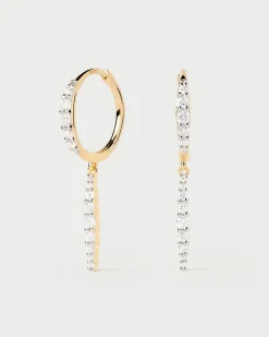 Joyas Con Diamantes|Joyas De Oro 18K-PDPAOLA Aros De Diamantes Y Oro Kate