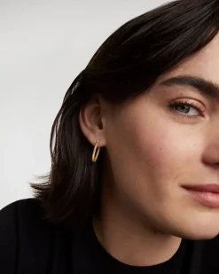 Joyas De Oro 18K|Aros-PDPAOLA Aros de Oro Efecto Arena Vera