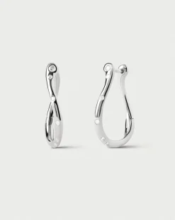 Pendientes Básicos|Aros-PDPAOLA Aros de plata Air mini