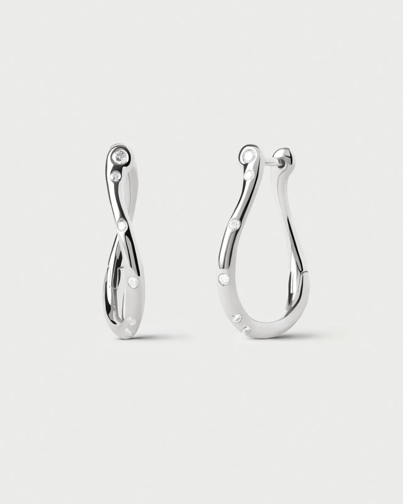 Pendientes Básicos|Aros-PDPAOLA Aros de plata Air mini