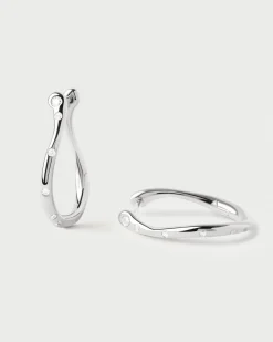 Pendientes Básicos|Aros-PDPAOLA Aros de plata Air mini