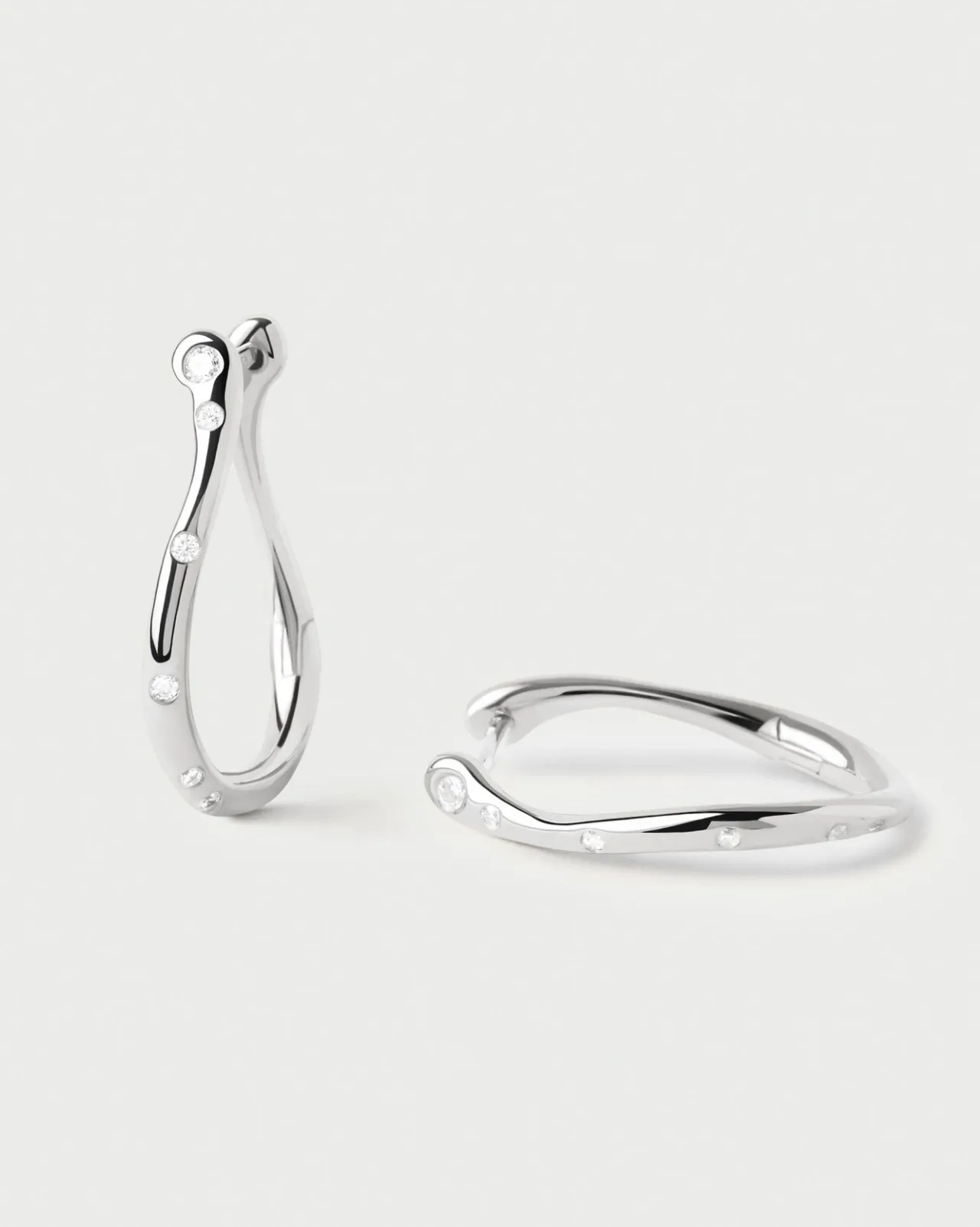 Pendientes Básicos|Aros-PDPAOLA Aros de plata Air mini