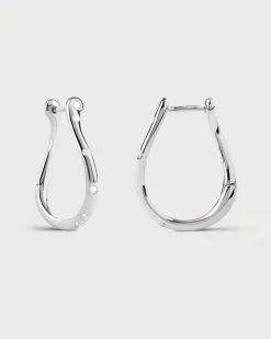 Pendientes Básicos|Aros-PDPAOLA Aros de plata Air mini