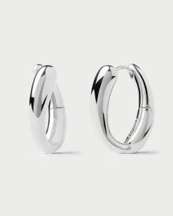 Pendientes Básicos|Aros-PDPAOLA Aros de plata Helix
