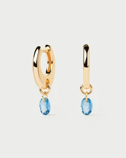 Pendientes Básicos|Aros-PDPAOLA Aros Lily Azul