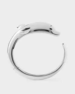 Pulseras De Plata|Rebajas Pulseras-PDPAOLA Brazalete de plata Dolphin