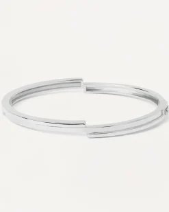Brazaletes|Pulseras Básicas-PDPAOLA Brazalete de Plata Genesis