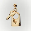 Pulseras De Oro|Charms Amor-PDPAOLA Charm Candado y llave