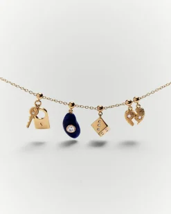 Pulseras De Oro|Charms Amor-PDPAOLA Charm Candado y llave