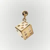 Pulseras De Oro|Collares De Oro-PDPAOLA Charm Dado