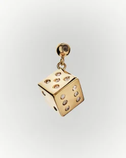 Pulseras De Oro|Collares De Oro-PDPAOLA Charm Dado