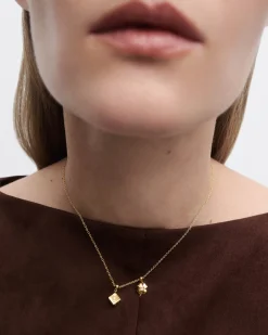 Pulseras De Oro|Collares De Oro-PDPAOLA Charm Dado