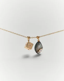 Pulseras De Oro|Collares De Oro-PDPAOLA Charm Dado