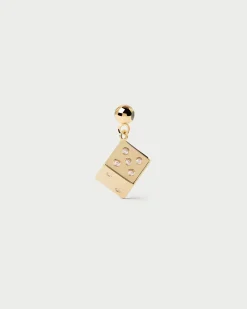 Pulseras De Oro|Collares De Oro-PDPAOLA Charm Dado