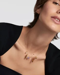 Collares De Oro|Collares Más Vendidos-PDPAOLA Charm Letra A