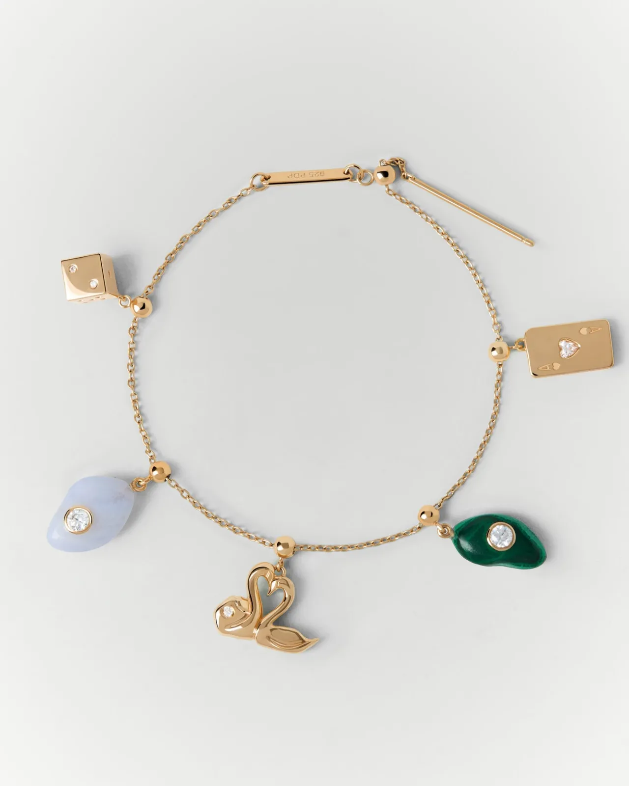 Charms De Piedras-PDPAOLA Charm Malaquita Transformación