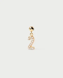 Charms De Números|Rebajas Charms-PDPAOLA Charm Número 2