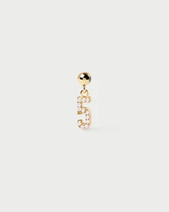 Charms De Números|Rebajas Charms-PDPAOLA Charm Número 5