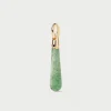 Colgantes Con Piedras Semipreciosas|Colgantes Grandes-PDPAOLA Colgante Aventurina Verde Large Drop