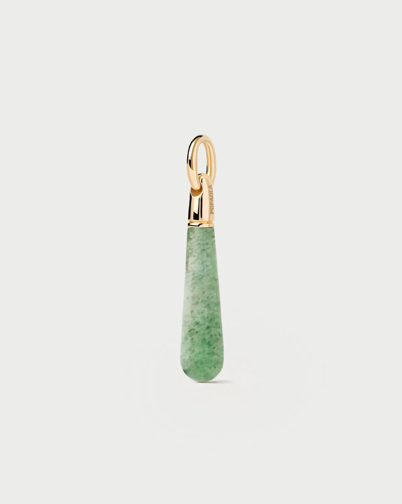 Colgantes Con Piedras Semipreciosas|Colgantes Grandes-PDPAOLA Colgante Aventurina Verde Large Drop