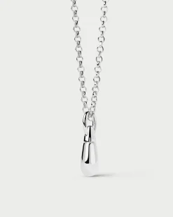 Colgantes Pequeños-PDPAOLA Colgante de Plata Drop