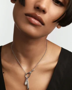 Colgantes Grandes-PDPAOLA Colgante de Plata Large Drop