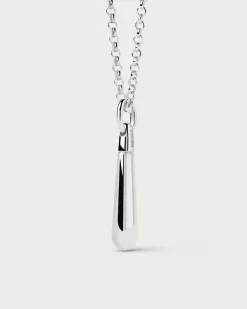 Colgantes Grandes-PDPAOLA Colgante de Plata Large Drop