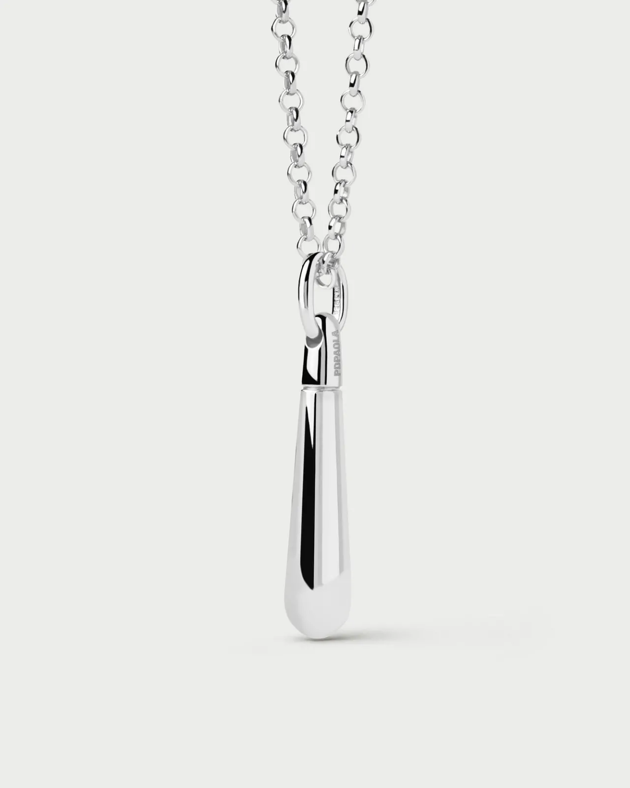 Colgantes Grandes-PDPAOLA Colgante de Plata Large Drop