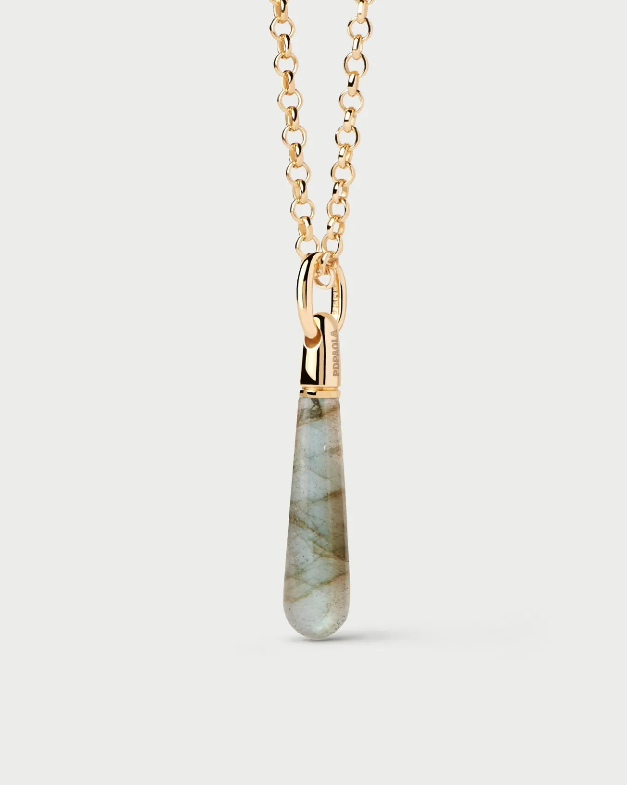Colgantes Con Piedras Semipreciosas|Colgantes Grandes-PDPAOLA Colgante Labradorita Large Drop