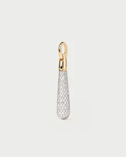 Colgantes Grandes-PDPAOLA Colgante Pavé Large Drop