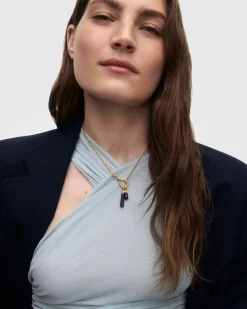 Colgantes Con Piedras Semipreciosas|Collares Con Piedras Semipreciosas-PDPAOLA Colgante sodalita large Drop