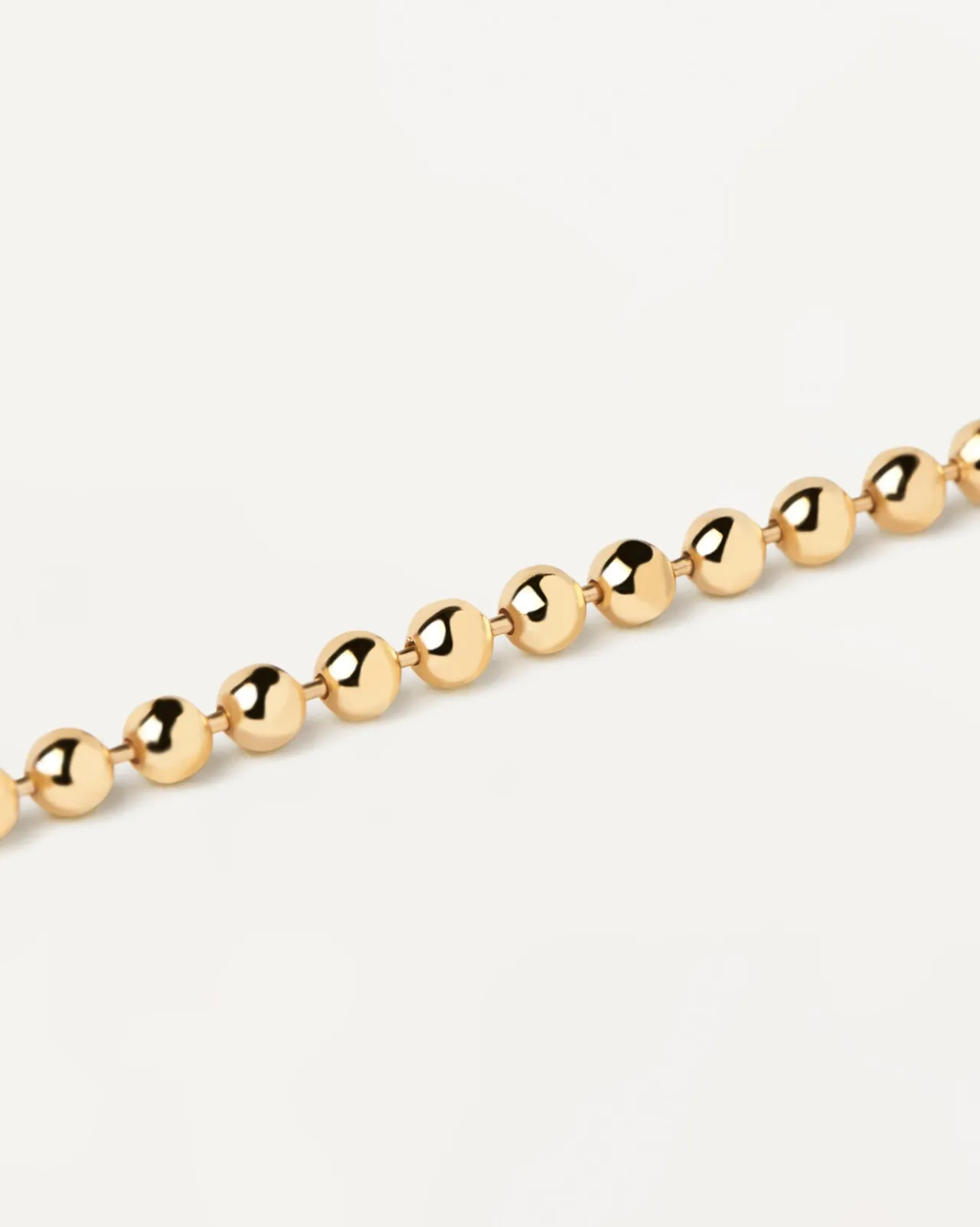 Collares De Cadena|Collares De Oro-PDPAOLA Collar Cadena de Esferas