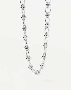 Collares Básicos|Collares De Cadena-PDPAOLA Collar Cadena de Plata Meraki