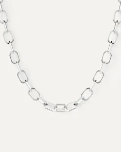 Collares Básicos|Collares De Plata-PDPAOLA Collar cadena plateado Small Signature